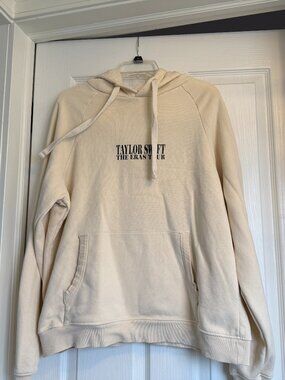 Taylor Swift The Eras Tour Beige Hoodie Size S